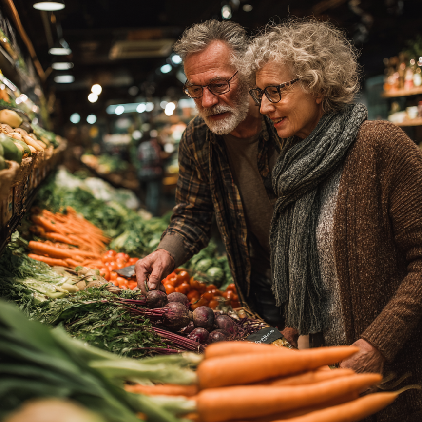 Especialista en nutrición trabajando con adulto mayor